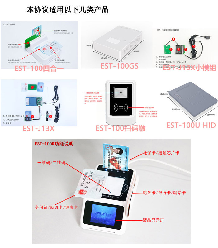 二代身份证读卡器Linux系统SDK开发包（含身份证相片解码库）